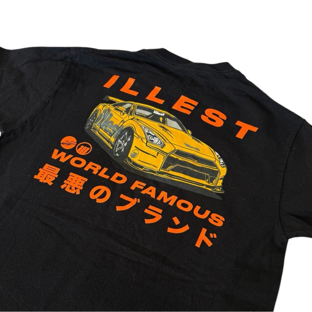 Illest Nissan GT-R R35 World Famous Black Graphic T-Shirt Men’s Size M